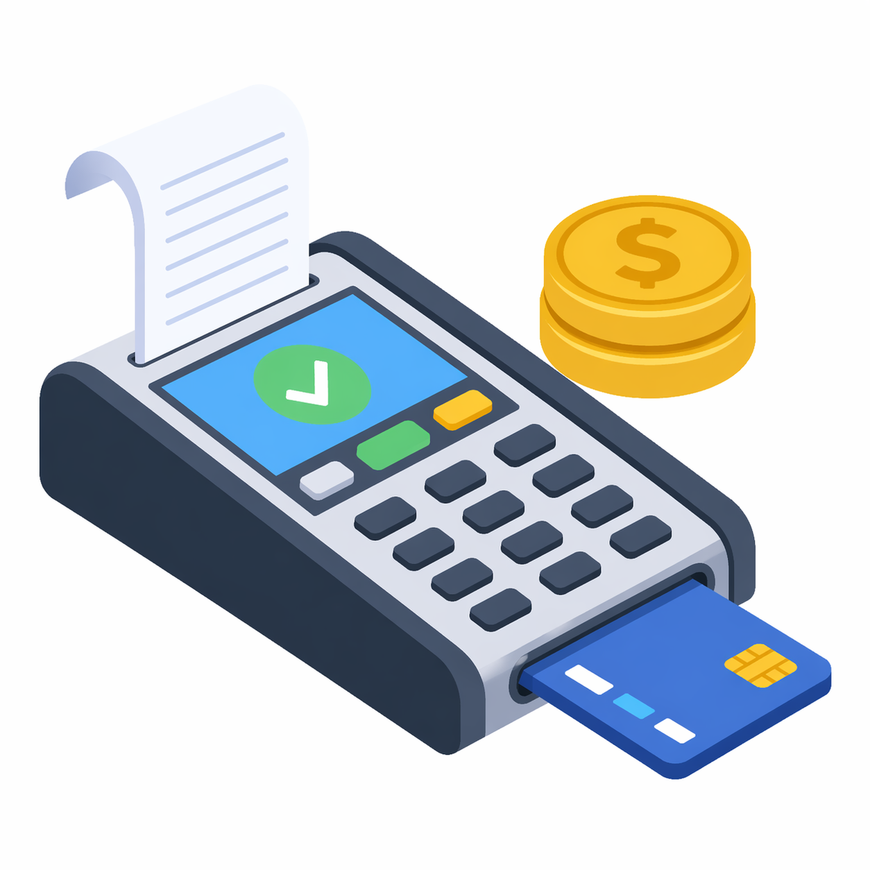 Terminal POS y pago con tarjeta como medio de pago electr&oacute;nico